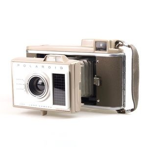RARE Polaroid J33 Land Camera w/Original Leather Case